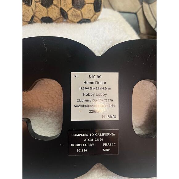 4-Piece Soccer Decor Set – Hobby Lobby - Picture 3 of 7